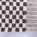 7x10 Checkered Moroccan Rug, 200x298Cm