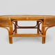 Vintage rattan and wicker coffee table, rattan end table, rattan coffee table.