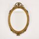 Magnificent antique oval gilded mirror - Napoleon III style
