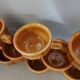 12 antique coffee cups with saucers