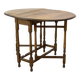 Table Gate-Leg ovale en chêne à abattants, Angleterre, XIXe siècle