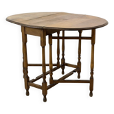 Table Gate-Leg ovale en chêne à abattants, Angleterre, XIXe siècle