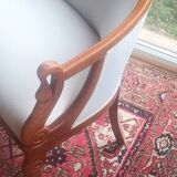 Salon 2 pièces gondoles style Empire à accoudoirs cols de cygnes