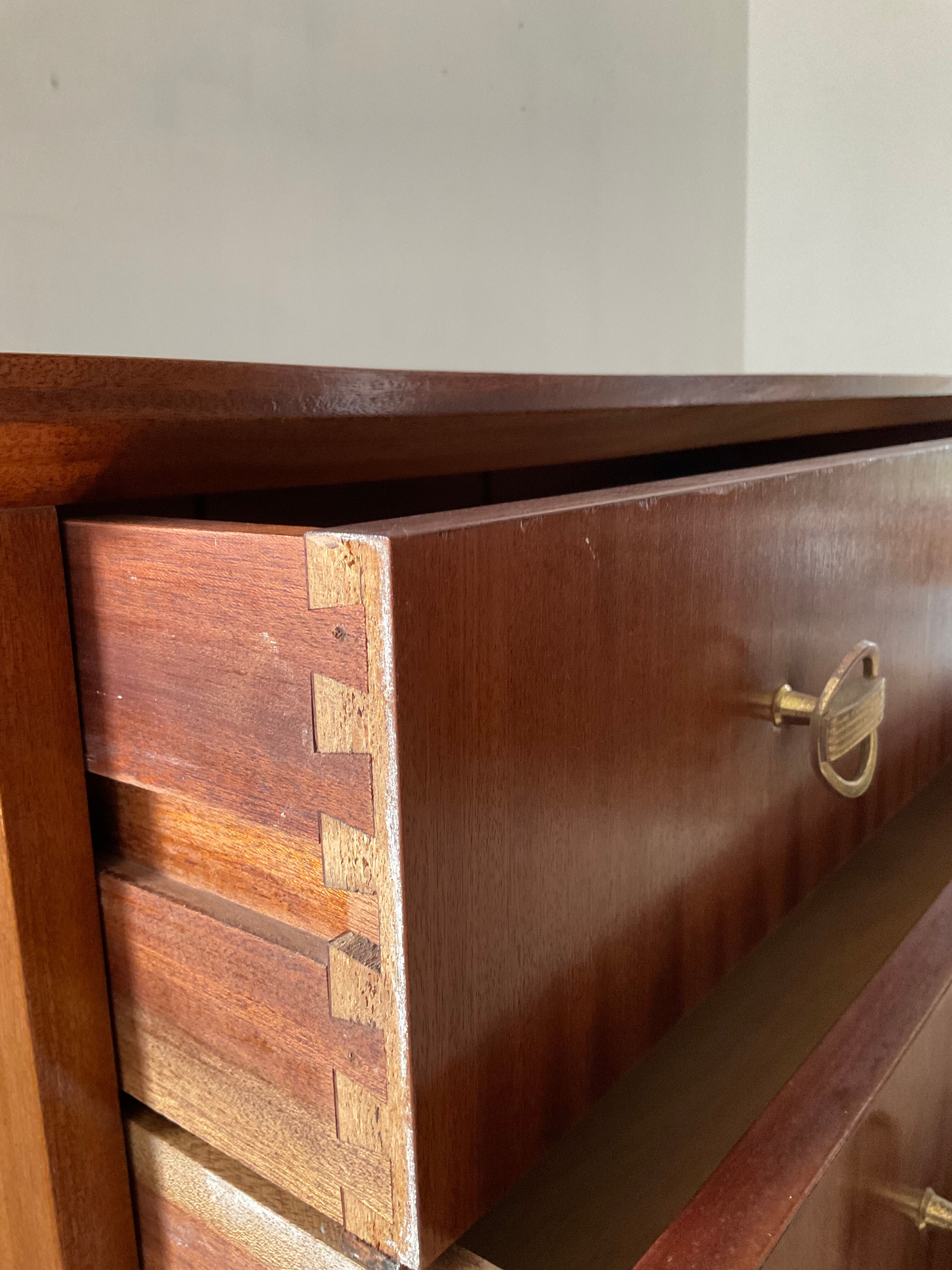 Vintage teak chest of drawers from the 50s and 60s