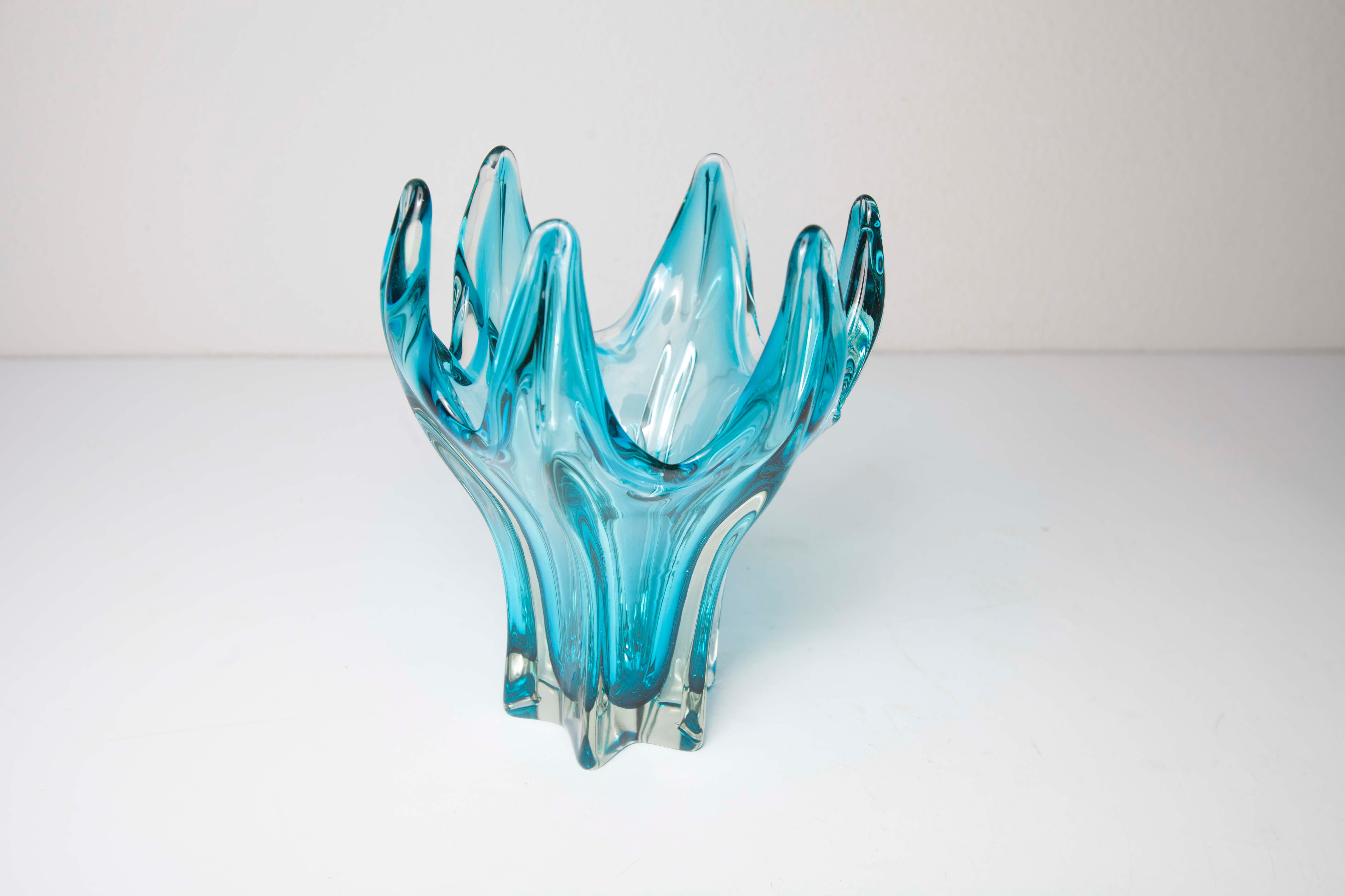 60's blue Murano vase