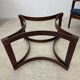 Ancienne table basse en palissandre et plateau de verre design Ingmar Relling pour Westnofa vintag annees 70