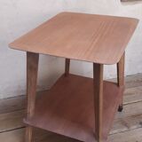 Table served legs compass with wheels 1950s