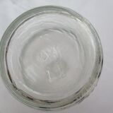 Bouteille à lait vintage en verre transparent