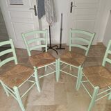 Straw sitting chairs