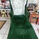 A Napoleon III style Méridienne, green velvet from the 1930s.