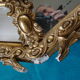 Miroir à pareclose doré fin XIX ème 130cmx85cm