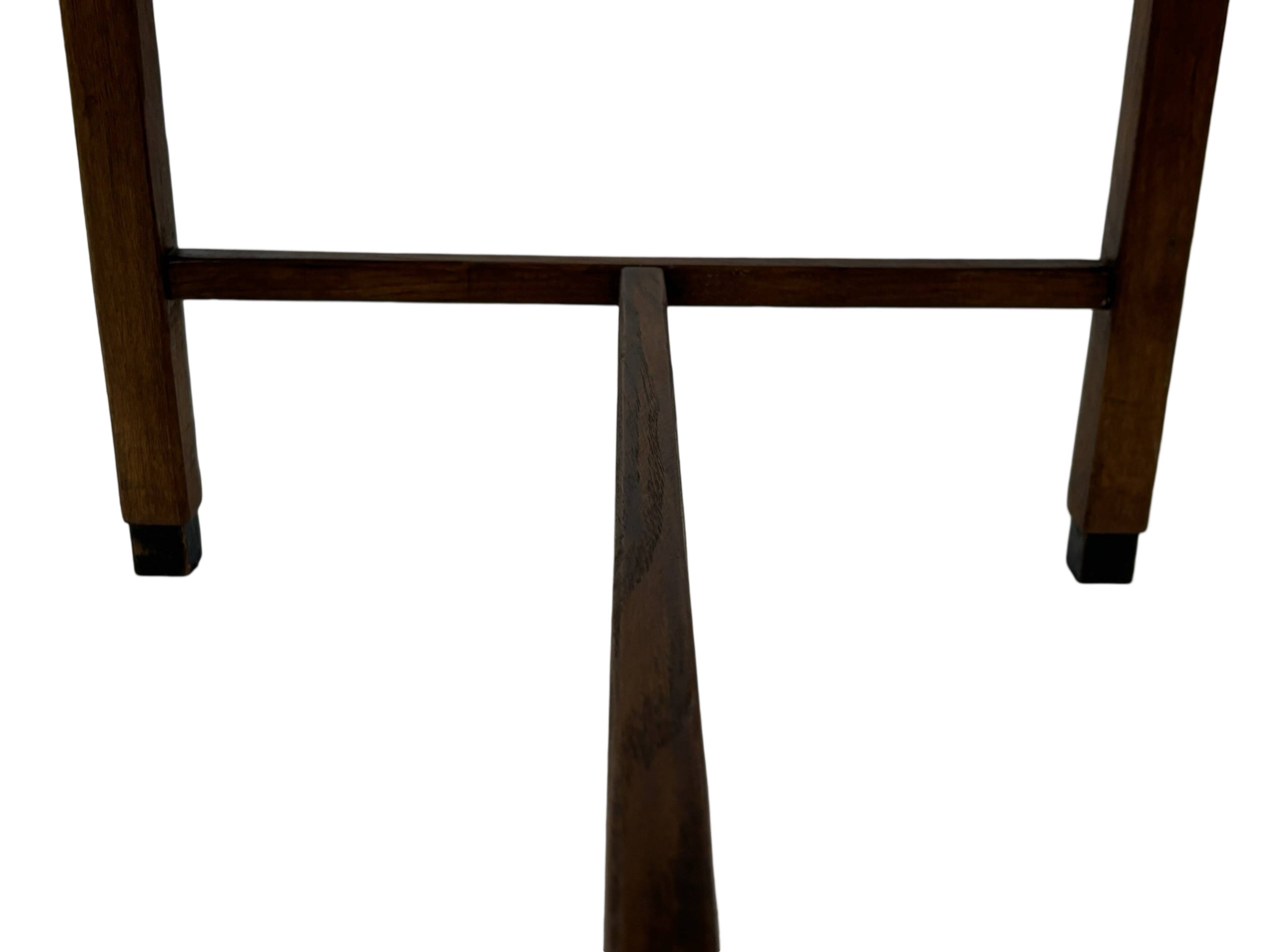 Art Deco Amsterdam School side table minimalist Design