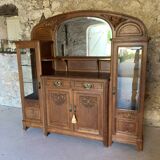 Art Nouveau sideboard with vines