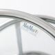 Table d'appoint vintage en chrome et verre, Allemagne années 1970, style mid-century moderne ronde.