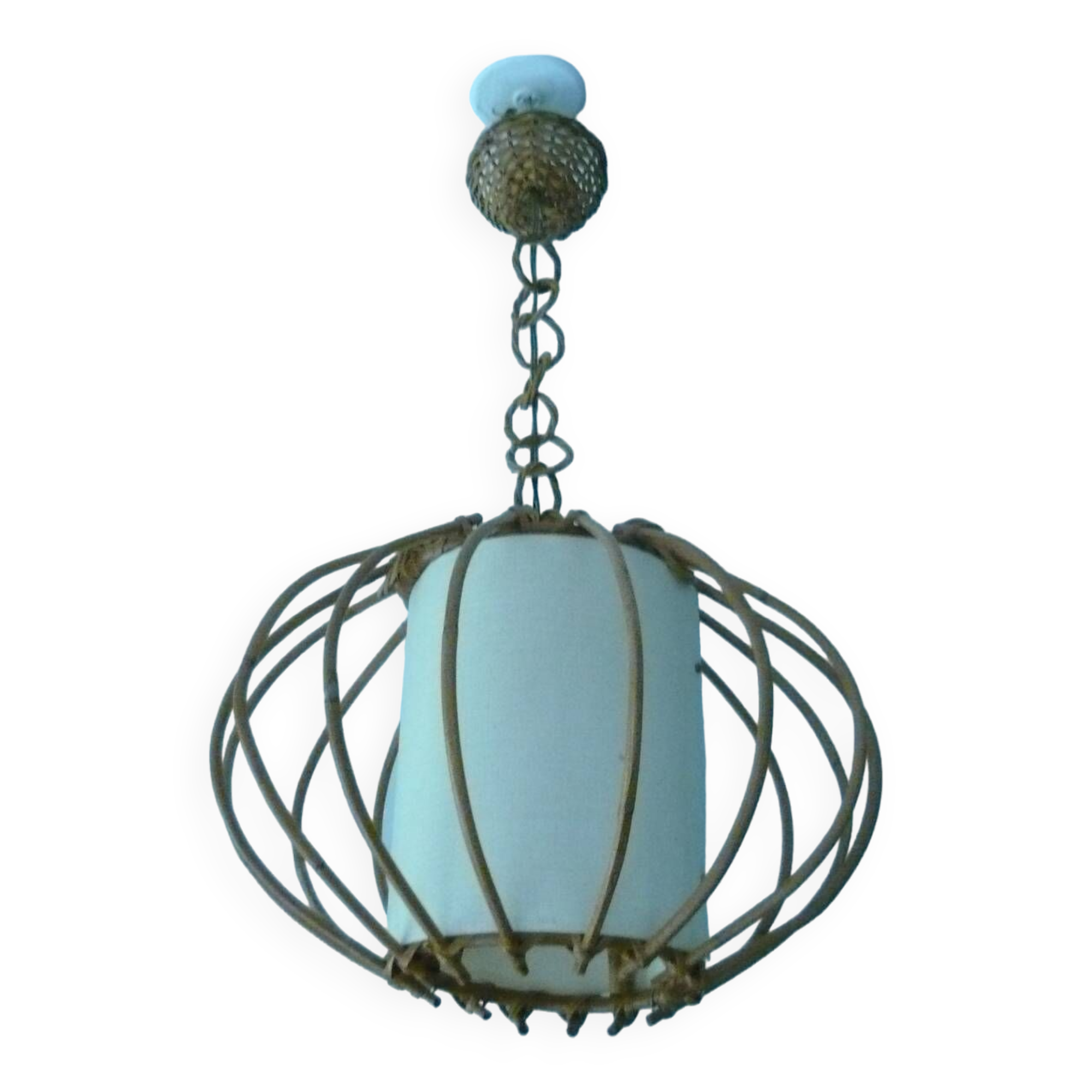 Rattan pendant pendant 1950s/60s