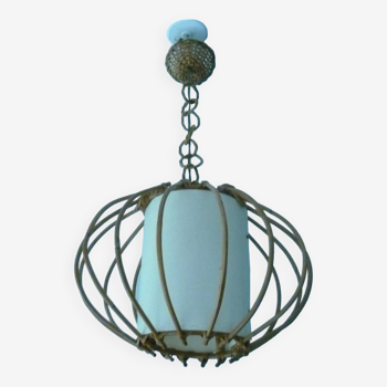 Rattan pendant pendant 1950s/60s