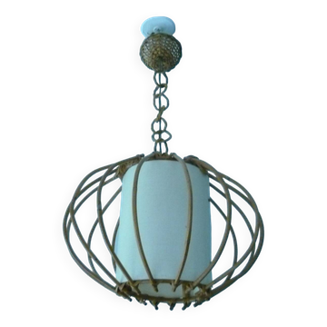 Rattan pendant pendant 1950s/60s