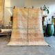 bohemian Berber carpet Boujad salmon in wool