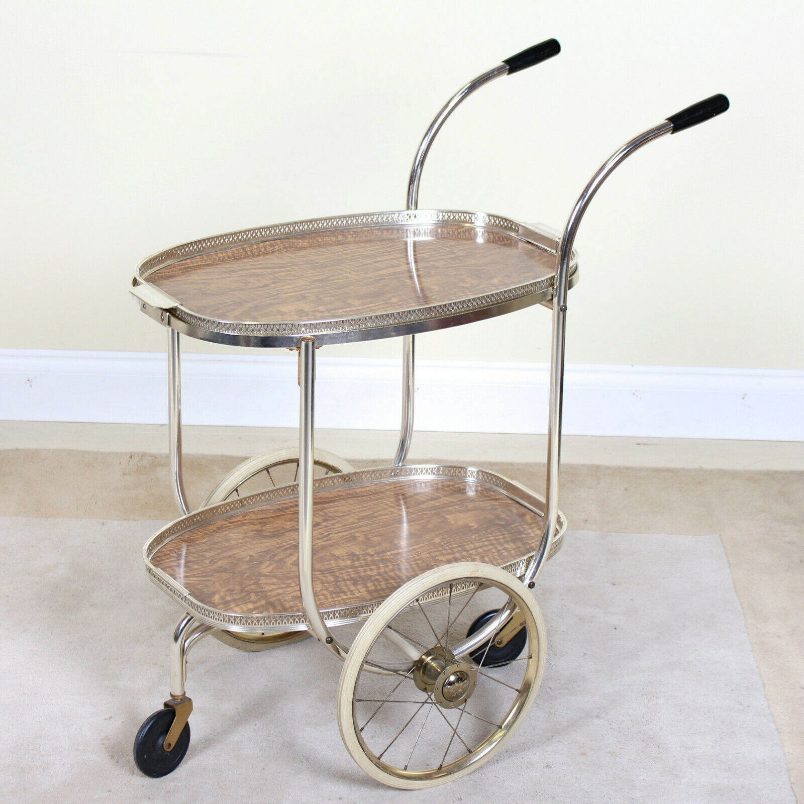 Vintage trolley with two levels