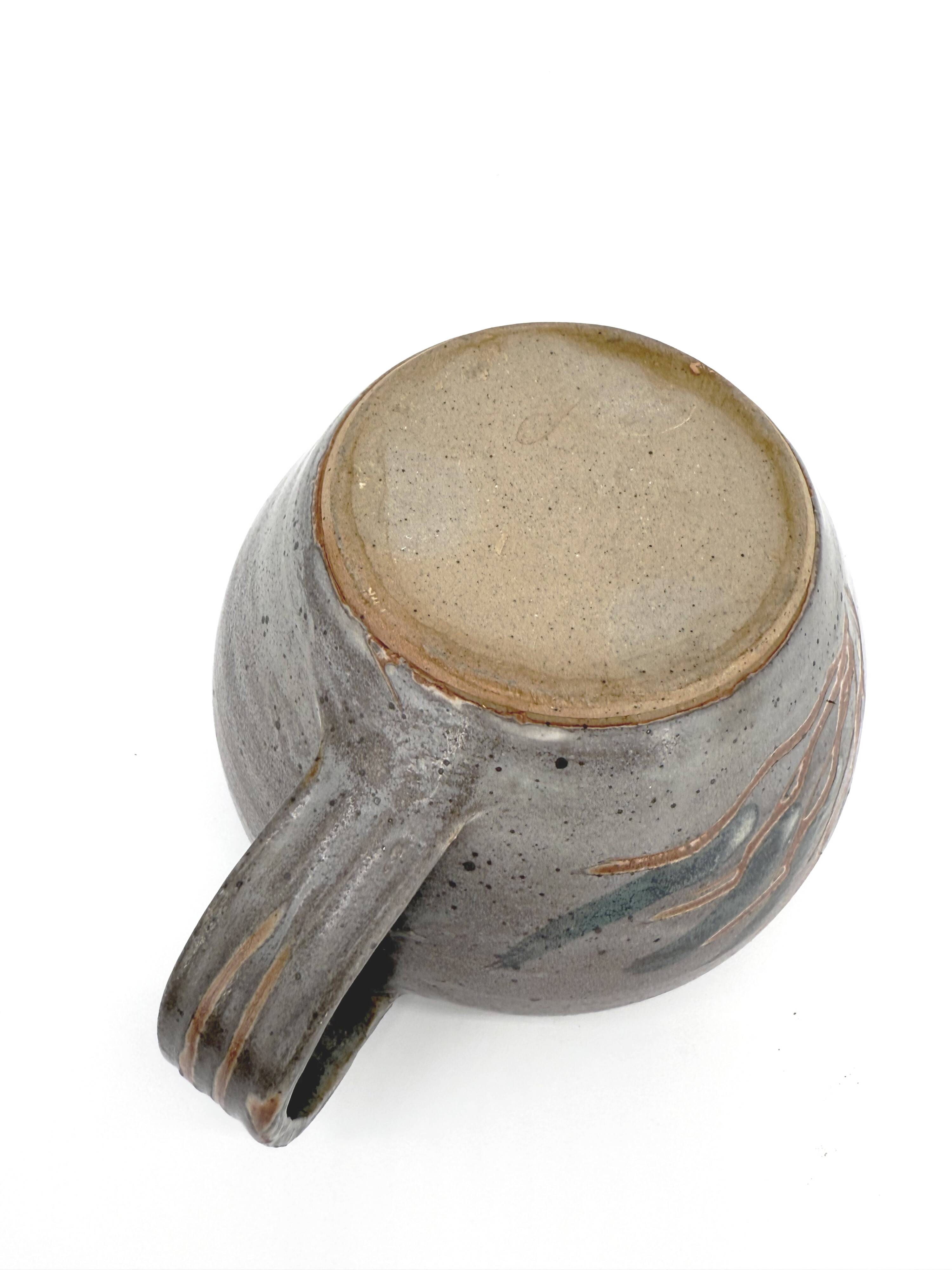 Danish glazed stoneware teapot – Japanese influences, 1960s-70s