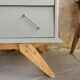 Vintage chest of drawers compass feet