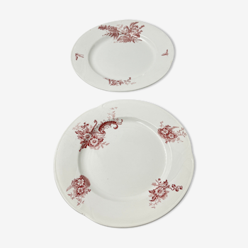 Set of two plates Royal Imperial Nimy