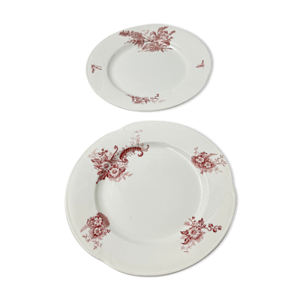 Set of two plates Royal Imperial Nimy