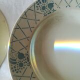 3 assiettes creuses Badonviller
