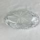 Oval glass bowl, empty pockets