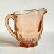 Vintage amber-pink glass pitcher 1 liter