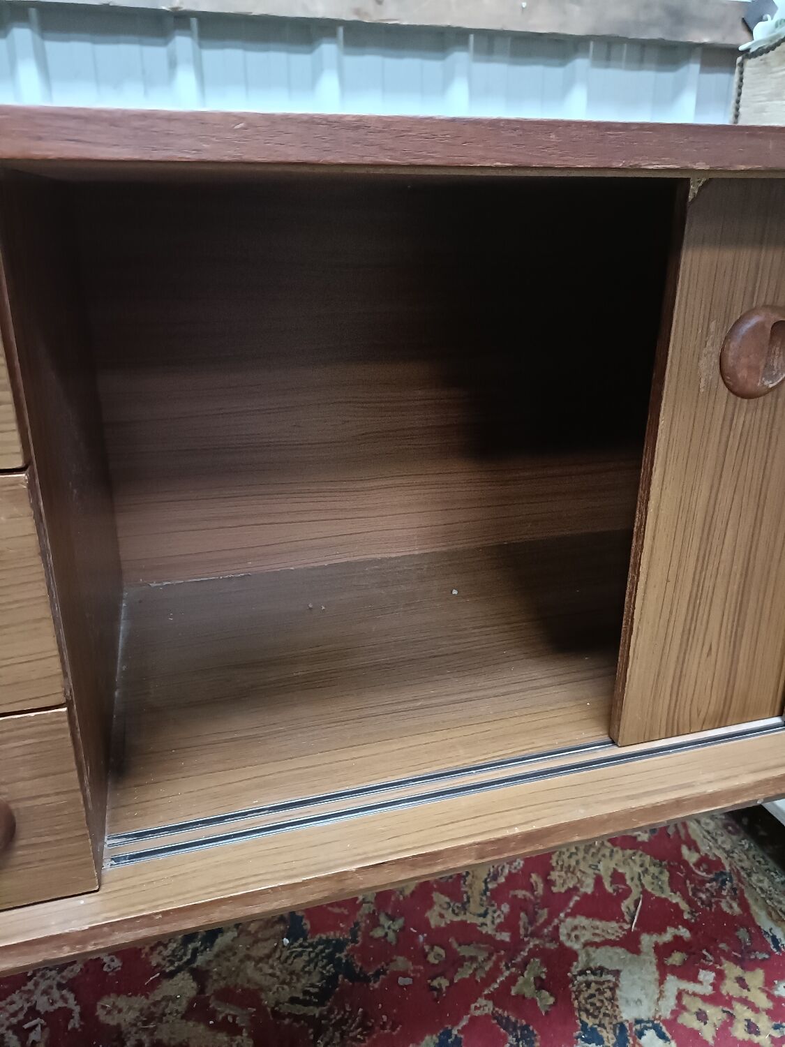 Vintage scandinavian teak enfilade, 60s