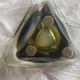 Geometric Glass Sommerso Bowl by Seguso Murano Vintage 1