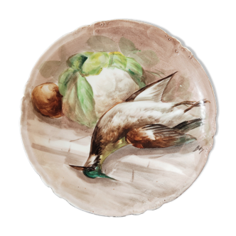 Bernardaud Limoges plate dead bird