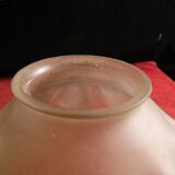 Abat jour plissé en verre dépoli