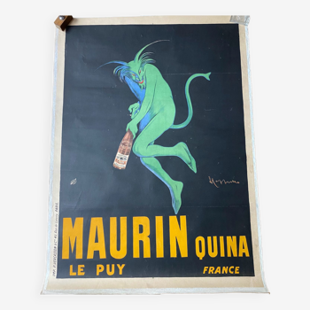 Maurin Quina the green devil Cappiello