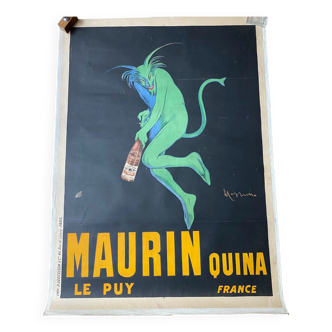 Maurin Quina the green devil Cappiello