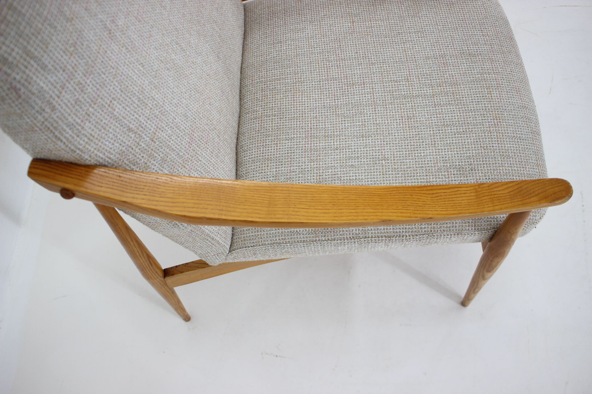Paire de fauteuils en hêtre, Tchécoslovaquie, 1970