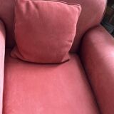 Fauteuil en cuir taurillon nubuck