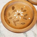 3 Vallauris ceramic plates