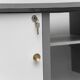 Vintage desk with drawers and metal legs 1970s modernism