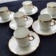 6 antique coffee cups in Limoges porcelain