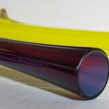 Trio de soliflores en verre étiré anciens