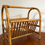 Bamboo magazine holder
