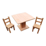Table + 2 chaises enfants