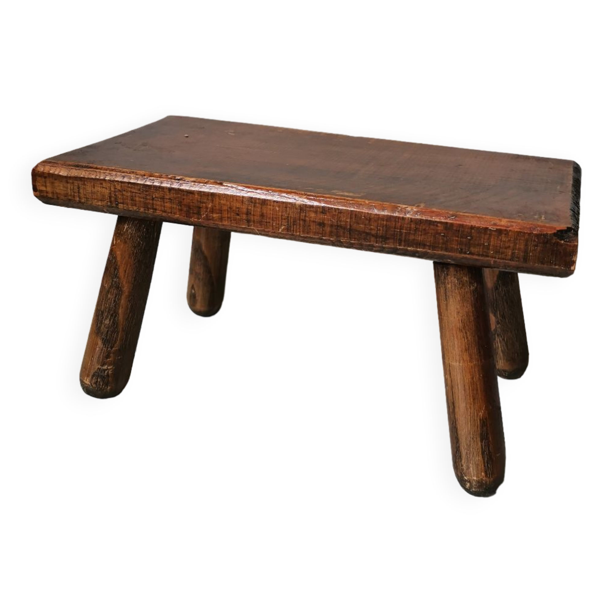 Vintage rustic wooden stool