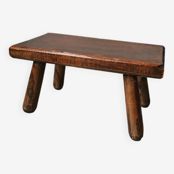 Vintage rustic wooden stool