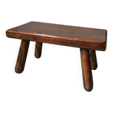 Vintage rustic wooden stool