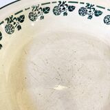 Digoin & Sarreguemines round dish, Rosa model, between 1920 and 1950