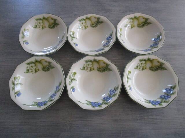 6 Deep Plates The Chartwell Collection - Churchill England