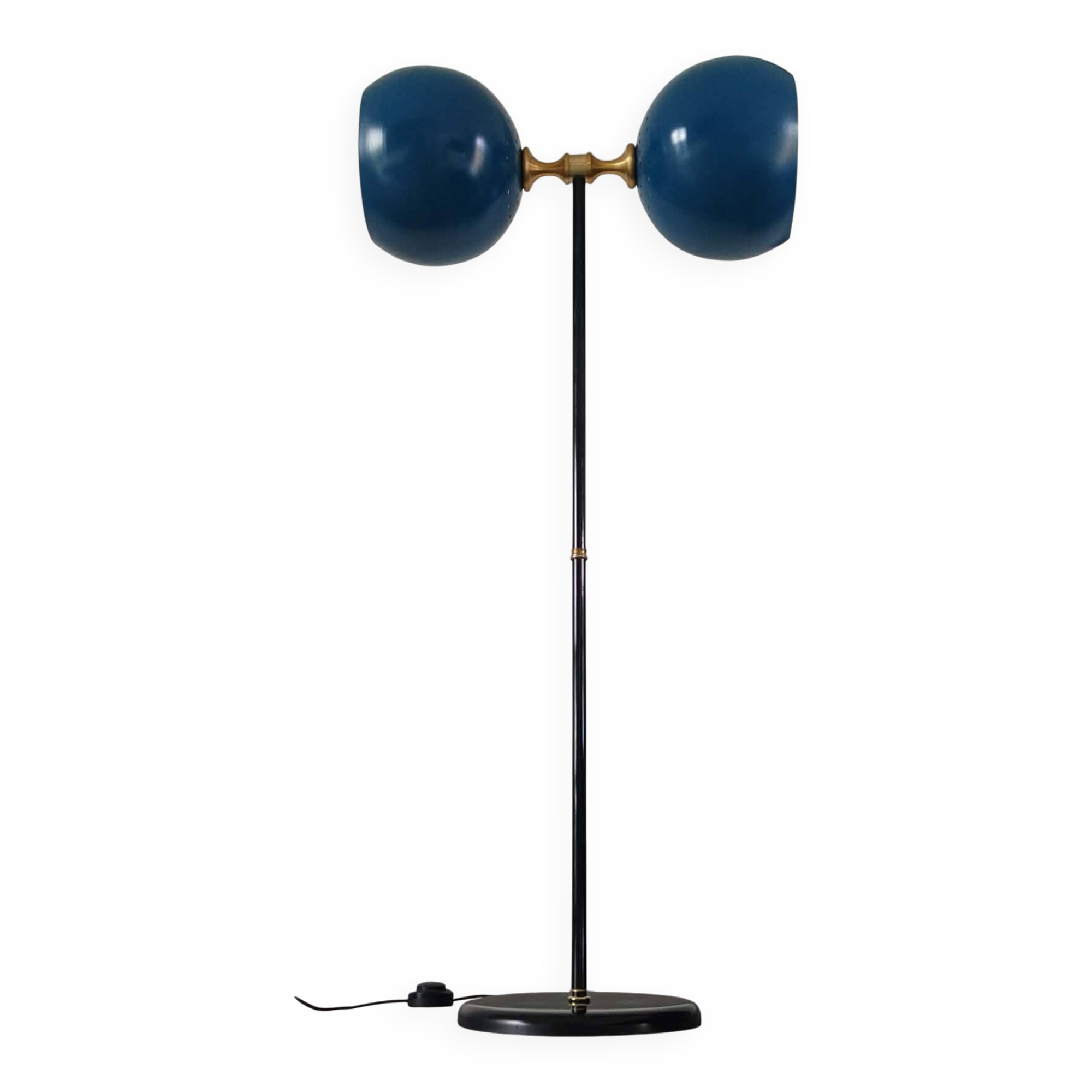 Lampadaire vintage 1980 double éclairage